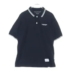 NEIGHBORHOOD (ネイバーフッド) 24SS PIQUE LINE POLOSHIRT フロント刺繍 半袖ポロシャツ ブラック 241YANH-CSM01のサムネイル