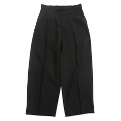 新品同様 STUDIO NICHOLSON スタジオニコルソン ZARA ザラ ワンタック ワイド パンツ スラックス ウール 40 黒 ブラック メンズ 古着 中古 USEDのサムネイル