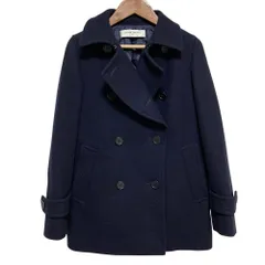 美品 UNITED ARROWS ユナイテッドアローズ パデッド Pコート サイズ34 ネイビー レディース 古着 中古 USEDのサムネイル