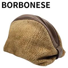 BORBONESE ボルボネーゼ スエード コスメ ポーチ バッグのサムネイル