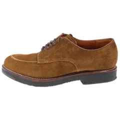 Alden (オールデン) ブラウンカーフ Vチップ モディファイドラスト スエード ローカット レザーシューズ ブラウン N0607のサムネイル