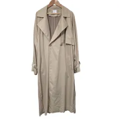 良品 Ameri アメリ BACK PLEATS TRENCH バックプリーツ トレンチコート 018170021 ベージュ  レディース 古着 中古 USEDのサムネイル