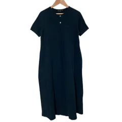 美品 SCYE BASICS サイベーシックス Bshop 別注 鹿の子ヘンリーネックワンピース サイズ38 ネイビー レディース 古着 中古 USEDのサムネイル