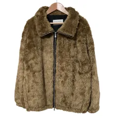 美品 23SS MACPHEE マカフィー トゥモローランド テディーエコファー ジップアップブルゾン ジャケット 36 ブラウン レディース 古着 中古 USEDのサムネイル