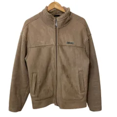 FIRST DOWN ファーストダウン エコムートン ジャケット ブルゾン サイズL ブラウン メンズ 古着 中古 USEDのサムネイル