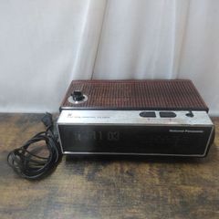 National RC-635 Flip-Clock Radio with FM/AM Digital Clock - Showa Retro - FM reception not working - Long-term storage item - X964