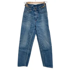 美品 CELINE セリーヌ マーガレットデニムパンツ ジーンズ W_HR_014 N861 930F 07UW サイズW24 インディゴ レディース 古着 中古 USEDのサムネイル