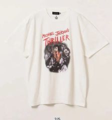 マイケルジャクソン スリラー Goody goody 赤 Tシャツ M レア - メルカリ
