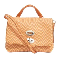 美品 ZANELLATO ザネラート POSTINA BABY DAILY ポスティーナ 2WAY ミニ ショルダーバッグ オレンジ レディース 古着 中古 USEDのサムネイル