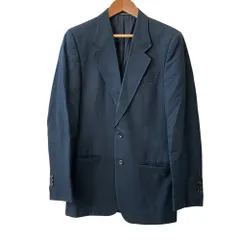 良品 Yves Saint Laurent イヴサンローラン コットン テーラードジャケット サイズ44 ネイビー メンズ 古着 中古 USEDのサムネイル