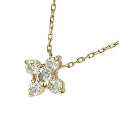 極美品 ete k18 フローレット ダイヤモンド 0.04ct ネックレス - メルカリ
