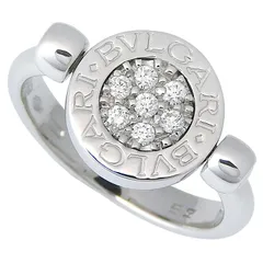 BVLGARI ブルガリ ブルガリ ブルガリ フリップ ダイヤ オニキス リング K18WG 750 ホワイトゴールド ダイヤモンド オニキス ＃52 12号相当 指輪 6.2g アクセサリー レディース 送料無料 【仕上済】 240101829971 ★のサムネイル
