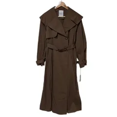 新品同様 Herlipto ハーリップトゥ Grace Long Trench Coat トレンチコート 1233307044 サイズM ブラウン レディース 古着 中古 USEDのサムネイル