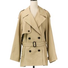 regleam リグリーム ベージュ トレンチコート ショート丈 - メルカリ