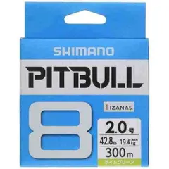SHIMANO シマノ ピットブル8 300m ライムグリーン 2.0号 PL-M78Sのサムネイル