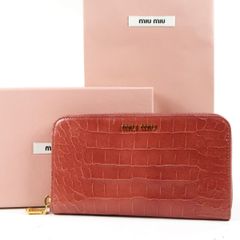 miumiu ミュウミュウ 長財布 ピンク クロコ - メルカリ miumiu ミュウミュウ 長財布 ピンク クロコ - メルカリ