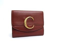 美品】Chloe 三つ折り財布 クロエ ブランド ブラウン - メルカリ