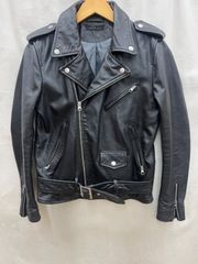 80s vintage レザーダブルライダースジャケット 古着 - メルカリ