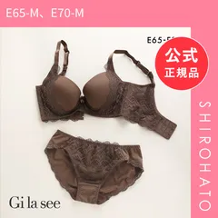【新品】ギャラシー プヨ肉すっきり美乳ブラセット EF65-85 補正 グラマーサイズ 大きいサイズ 3/4カップ ブラショーツセット 脇高(E65-M、E70-M)のサムネイル