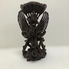 木彫り ガルーダ 彫刻 バリ島 - メルカリ