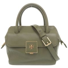 ✨新品未使用✨Tory Burch サッチェル ミニボストン 3way グリーン