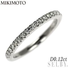 ミキモト ダイヤモンド エタニティ リング Pt950 0.25ct 4.9g - メルカリ