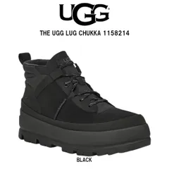 UGG(アグ)メンズ ザ UGG ラグ チャッカ ブーツ レースアップ キャンバス ヌバック ロゴ 耐水 はっ水 厚底 シューズ 男性用 1158214のサムネイル