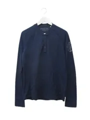 スコッチ&ソーダ SCOTCH & SODA Tシャツ 長袖 M ロンT ヘンリーネック カットソー プリント ネイビー 紺 トップスのサムネイル