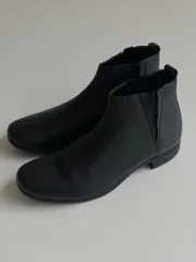 TRAVEL SHOES by chausser サイドゴア ブーツ TR-005 　ブラック38のサムネイル