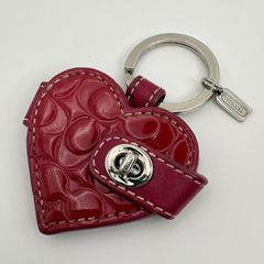 COACH コーチ ハート キーホルダー キーリング フォトフレーム バッグ