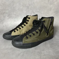 PQ393◇BRIEFING / CONVERSE : ALL STAR サイドジップ◇27cm◇カーキ/ベージュ/黒 ブリーフィング コンバースのサムネイル
