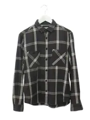 サンディニスタ SANDINISTA ボタンシャツ M チェック グレー系 トップスのサムネイル