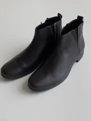 TRAVEL SHOES by chausser サイドゴア ブーツ TR-005　ダークブラウン36のサムネイル