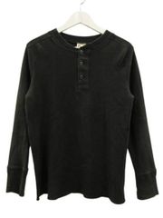 ポールスミス ヘンリーネック サーマル ロンT M 長袖 Tシャツ 紺 古着