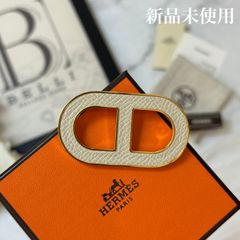 HERMES シルバー ダブルオーバルアクセサリー - メルカリ