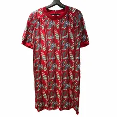 ロベルタディカメリーノ Roberta di Camerino ワンピース ブラウス 総柄 ひざ丈 44 赤 レッド ■GY99のサムネイル
