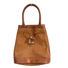 ランセル LANCEL ハンドバッグ レザー プレートロゴ 皮革 ブラウン ■GY99のサムネイル
