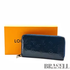 LOUIS VUITTON ジッピー ヴェルニ ウォレット M90047 小物 長財布 グランブルー レディース 箱