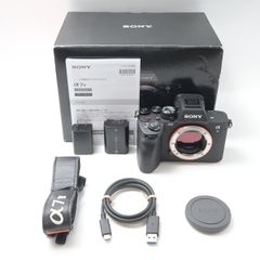 SONY α7CII ブラック ILCE-7CM2 B バッテリー2個 a7c2 - メルカリ