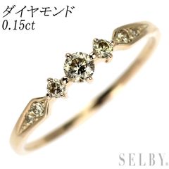 14kゴールド 11号 スライスダイヤモンド ダイヤモンドリング - メルカリ
