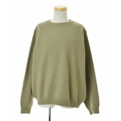 FIRMUM】24AW FR2103TD ウール&コットン 接結二重編み長袖カーディガン