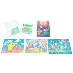 X06002 포켓 몬스터 피카츄 오리지널 아트 카드 주식회사 토미 Nintendo 우체국 컬러 카드 포켓 몬스터 그림 카드 4 장 JP 50 엔 그림 엽서 5 장 TOMY 3D 아트 카드 1 장 포켓 몬스터 피카츄