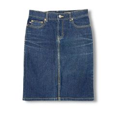 D&G ドルチェ＆ガッバーナ デニム スカート タイト インディゴ 23