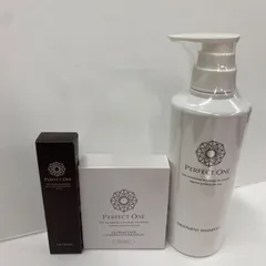 M4729 PERFECT ONE パーフェクトワン トリートメントシャンプーa 400ml・SPアイクリーム 15g・グロウ＆カバークッションファンデーション ナチュラル レフィル 14g 計3点セットのサムネイル