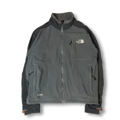 THE NORTH FACE ザノースフェイス グレー ハイネック フリース ジップアップ ジャケット 95のサムネイル