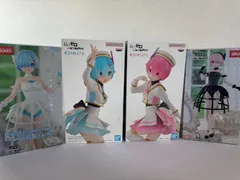 【セット販売】Re:ゼロ レムラム Stage costumes & 鳥籠ドレス フィギュア4体セット