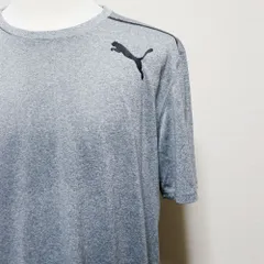 【プーマ 】Tシャツ メンズ XL 新品 未使用 グレー クルーネック ロゴ 公式 PUMA スポーツ ストリート オーバーサイズ 半袖 アメリカ購入