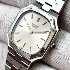 【稼働】SEIKO/セイコー CREDOR/クレドール 腕時計 クォーツ オクタゴン/8角形 1981年3月製造 japan vintageのサムネイル
