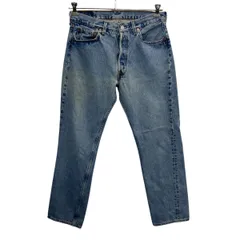 90～00s USA製 Levi's 501 デニムパンツ W33 ブルー リーバイス ボタンフライ ～00年代 赤タグ アメカジ ジーンズ 2603-263