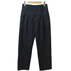 マーガレットハウエル MARGARET HOWELL × FOX BROTHERS フォックスブラザーズ スラックス パンツ ウール 2 紺 ネイビー 0520 IBO96のサムネイル